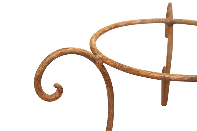 Biscottini Base Portavasi Biscottini Ferro Forgiato a Mano Robustissimo 38x38x20 Interno