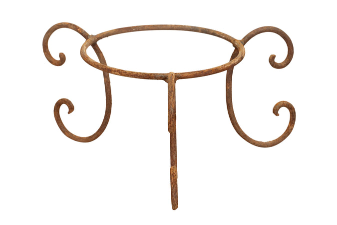 Biscottini Base Portavasi Biscottini Ferro Forgiato a Mano Robustissimo 38x38x20 Interno