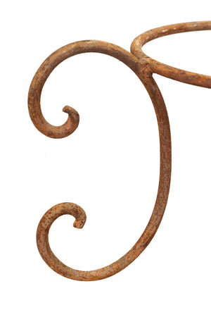 Biscottini Base Portavasi Biscottini Ferro Forgiato a Mano Robustissimo 38x38x20 Interno