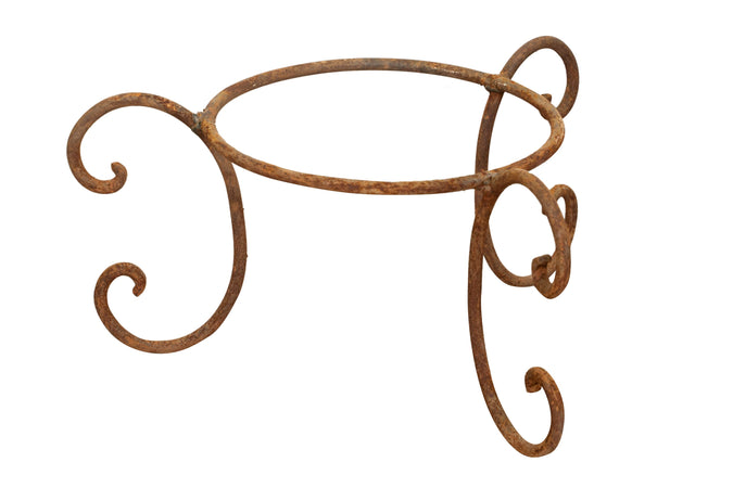 Biscottini Base Portavasi Biscottini Ferro Forgiato a Mano Robustissimo 38x38x20 Interno