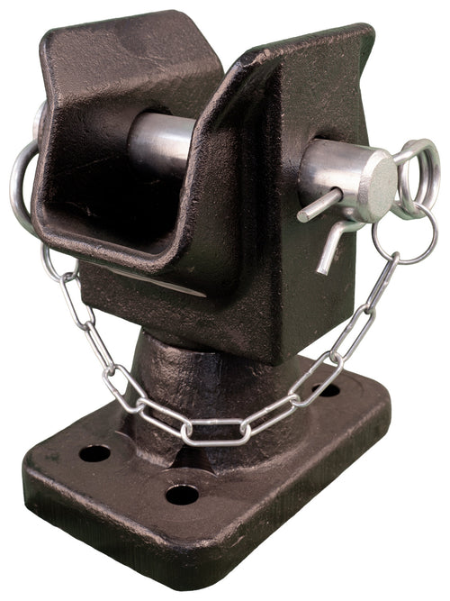 Gancio omologato perno 31mm interasse 120x55mm