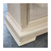 MOBILI 2G -  Comodino classico 3 cassetti legno grezzo 60x37x71 (496)