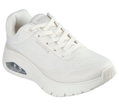 Skechers Uno Stand On Air, Sneaker Donna, White Durabuck