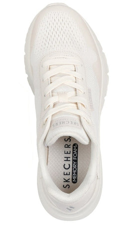 Skechers Uno Stand On Air, Sneaker Donna, White Durabuck