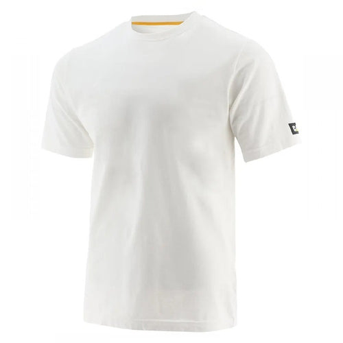Caterpillar CAT T-SHIRT Essential Crew Neck Tee White