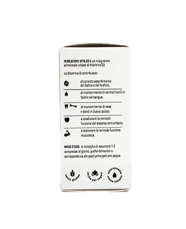 Vita D3 100 compresse fondamentale per la salute delle ossa è del sistema immunitario