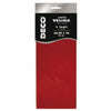 Busta 5 Fogli Carta Velina 20Gr 50X76Cm Rosso Deco