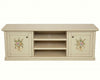 MOBILI 2G - Porta tv 2 ante legno shabby avorio decori 160x46x56