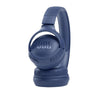 CUFFIE SUPRA-AURALI BLUETOOTH 5.0 BLU