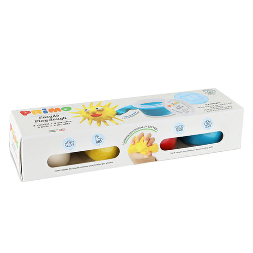4 Vasetti 100Gr Pasta Soffice Easy Do' Colori Assortiti Primo