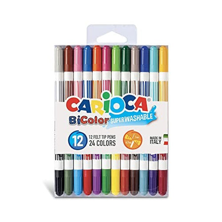 Carioca, Pennarelli Bicolor, 12 Pezzi