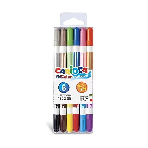 Carioca, Pennarelli Bicolor, 6 Pz