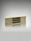 MOBILI 2G - Porta tv 2 ante legno shabby avorio anticato 160x46x56