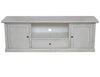 MOBILI 2G - Porta tv 2 ante legno shabby bianco anticato 160x46x56