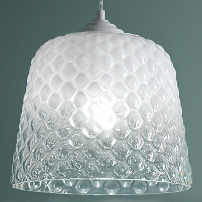 Lampadario led Gea Luce ALICE SG E27 vetro sfumato bianco lampada soffitto
