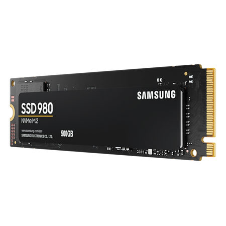 Hard disk SSD Samsung SSD 980 NVMe M.2 - 500 Gb - Slot M.2 - Stato Solido - Lettura 3.100 MB/S, Scrittura 2.600 MB/S