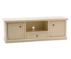 MOBILI 2G - Porta tv 2 ante legno shabby avorio 160x46x56