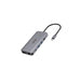 Acer 12-in-1 Type-C Dongle Cablato USB 3.2 Gen 1 [3.1 Gen 1] Type-C Argento (12-IN-1 TYPE-C DONGLE - 2xUSB3.2 2xUSB2.0 2xHDMI - DisplayPort Type C PowerDelivery SD Card reader TF Card reader 1000M Et