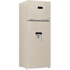 Beko Frigo Combinato 560lt A++/e No Frost 70cm Sabbia Rcne560e40dbn