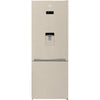 Beko Frigo Combinato 560lt A++/e No Frost 70cm Sabbia Rcne560e40dbn