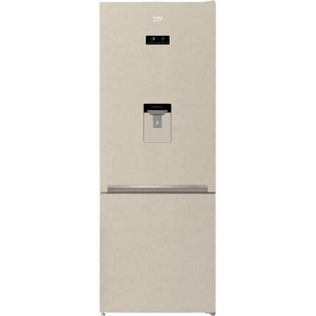 Beko Frigo Combinato 560lt A++/e No Frost 70cm Sabbia Rcne560e40dbn