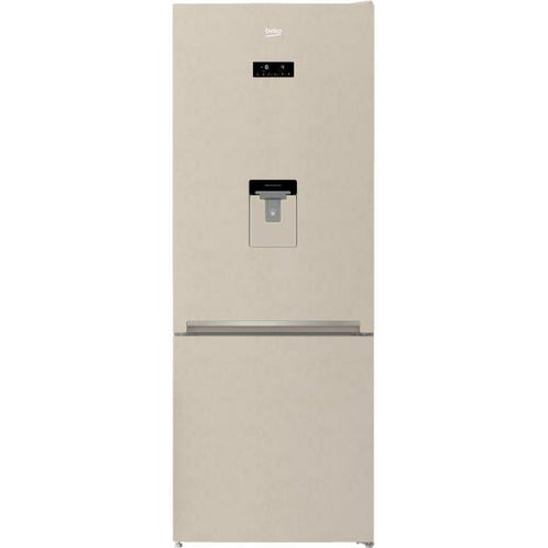 Beko Frigo Combinato 560lt A++/e No Frost 70cm Sabbia Rcne560e40dbn
