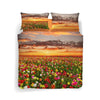 Copripiumino Flowering Fields ! Caleffi By Carmassi Completo in  Cotone, Prati Fioriti e Sogni di Primavera