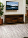 Mobile porta tv goccia classico legno tinta noce 170x46x69