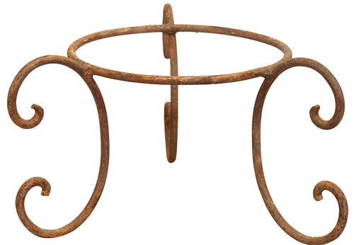 Biscottini Base Portavasi Biscottini Ferro Forgiato a Mano Robustissimo 38x38x20 Interno