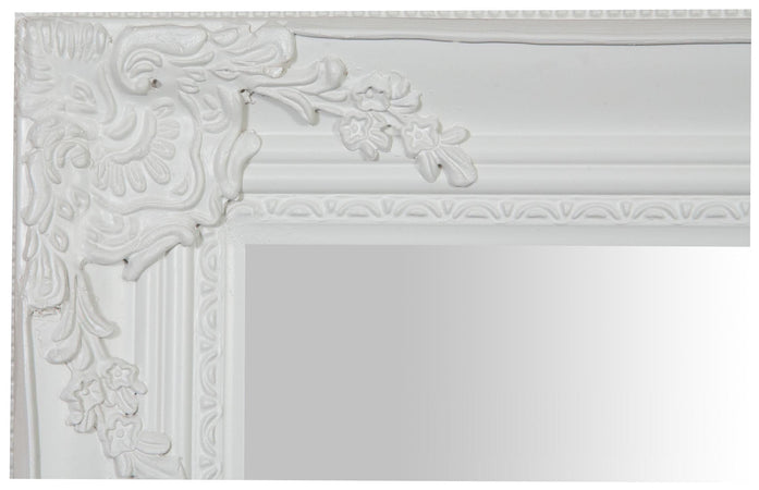 Biscottini Specchiera da appendere verticale/orizzontale L62xPR3xH82 cm finitura bianco anticato.