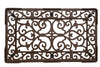 Biscottini Zerbino in ghisa finitura ruggine anticata L58xPR34xH1,5 cm rettangolare