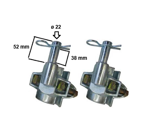 MORSETTO P-ELEVATORE IN COPPIA -IMER- mod. 1199107