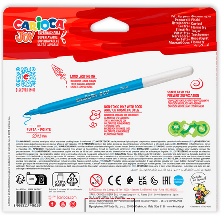 Carioca, Pennarelli Joy da 36 pz