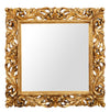 Biscottini SPECCHIERA DA PARETE IN LEGNO FINITURA FOGLIA ORO ANTICATO MADE IN ITALY