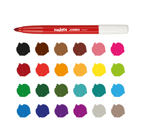 Carioca, Pennarelli Jumbo 24 pz.