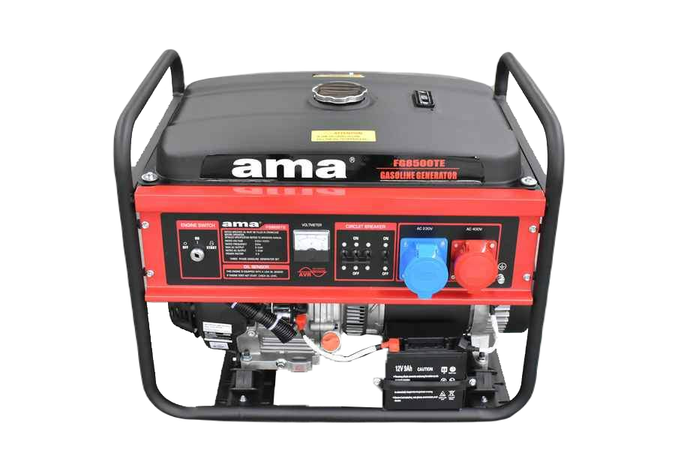 Generatore a benzina Ama trifase motore FC19F da 457cc 8kW capacità carburante 25L