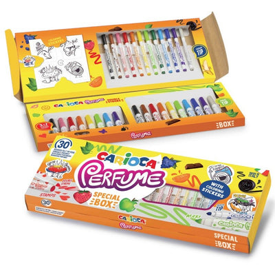 Carioca, Pennarelli Perfume Special Box, 30 pz + adesivi