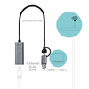 I-TEC ADATTATORE USB-C - ETHERNET 2.5Gbps, METALLO