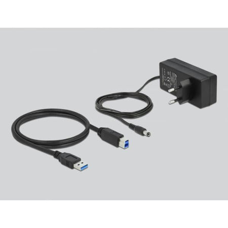 DeLOCK Hub USB 5 Gbps con 4 porte + 1 porta di ricarica rapida + 1 porta USB-C PD 3.0 con interruttore e illuminazione (Delock - hub - 4 porte)