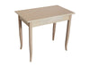 MOBILI 2G - Scrivania classica 1 cassetto in Legno grezzo 90x50x78