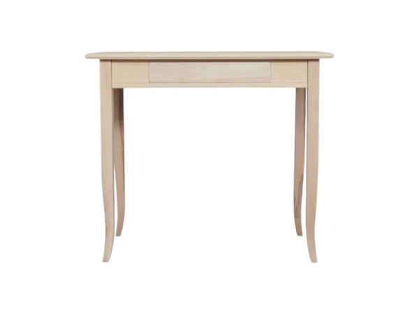MOBILI 2G - Scrivania classica 1 cassetto in Legno grezzo 90x50x78