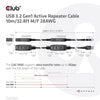 CLUB3D CAVO USB TYPE A GEN 1 ACTIVE REPEATER 10METER / 30FT SUPPORTS UP TO 5GBPS