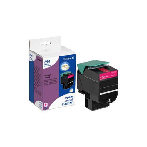 Pelikan 1031421674 cartuccia toner 1 pz Compatibile Magenta (Pelikan Toner f?r Lexmark C544X1MG)