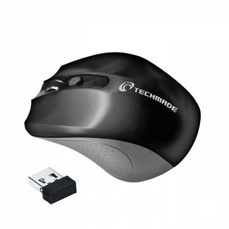 Techmade Mouse Ottico Wireless Usb Nero Tm-xj30-bk