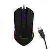 Techmade Mouse Gaming Usb Led Light 2400dpi Nero Tm-pg-64