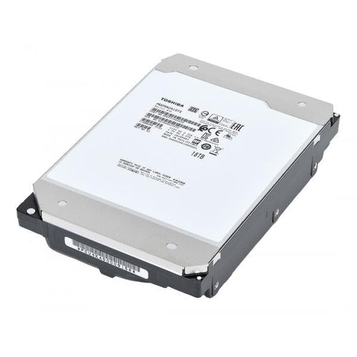 Hard disk Toshiba Enterprise MG09 - 18000Gb (18Tb) - SATA III - Ideale per Nas - 7200 Rpm - Buffer 512 MB Cache - 3.5 Interno