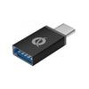 HUB USB 3.0 4 PORTE BK 4*USB A + ADATT.USB C (ALLUMINIO)
