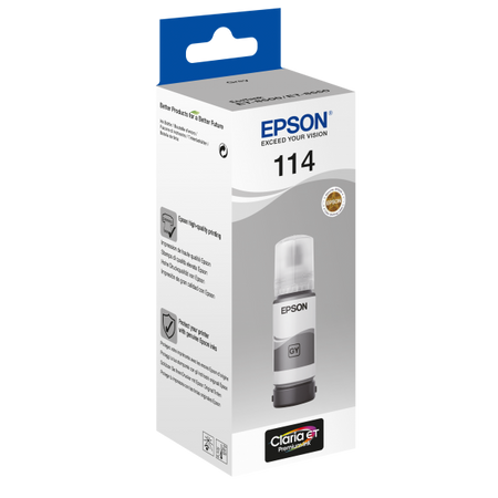 EPSON CART. GRIGIO 114 ECOTANK GREY INK BOTTLE
