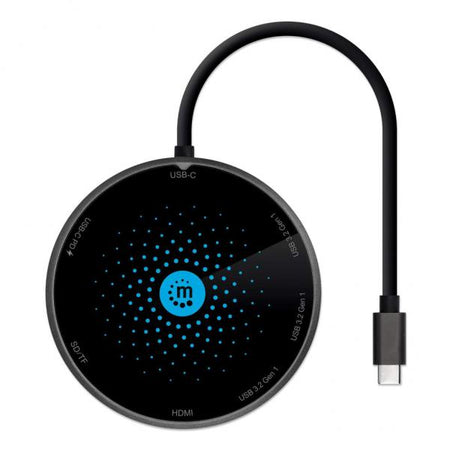 Docking Station USB-C 8-in-1 con Pad di Ricarica Wireless