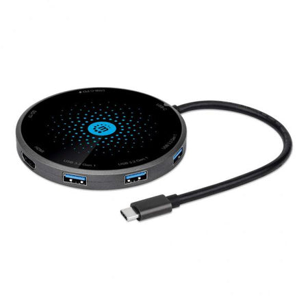 Docking Station USB-C 8-in-1 con Pad di Ricarica Wireless